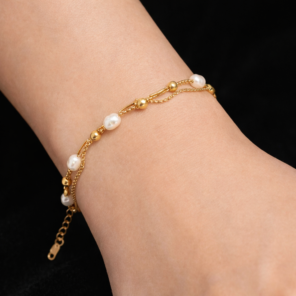 "EILIECK Golden Blossom Armband"