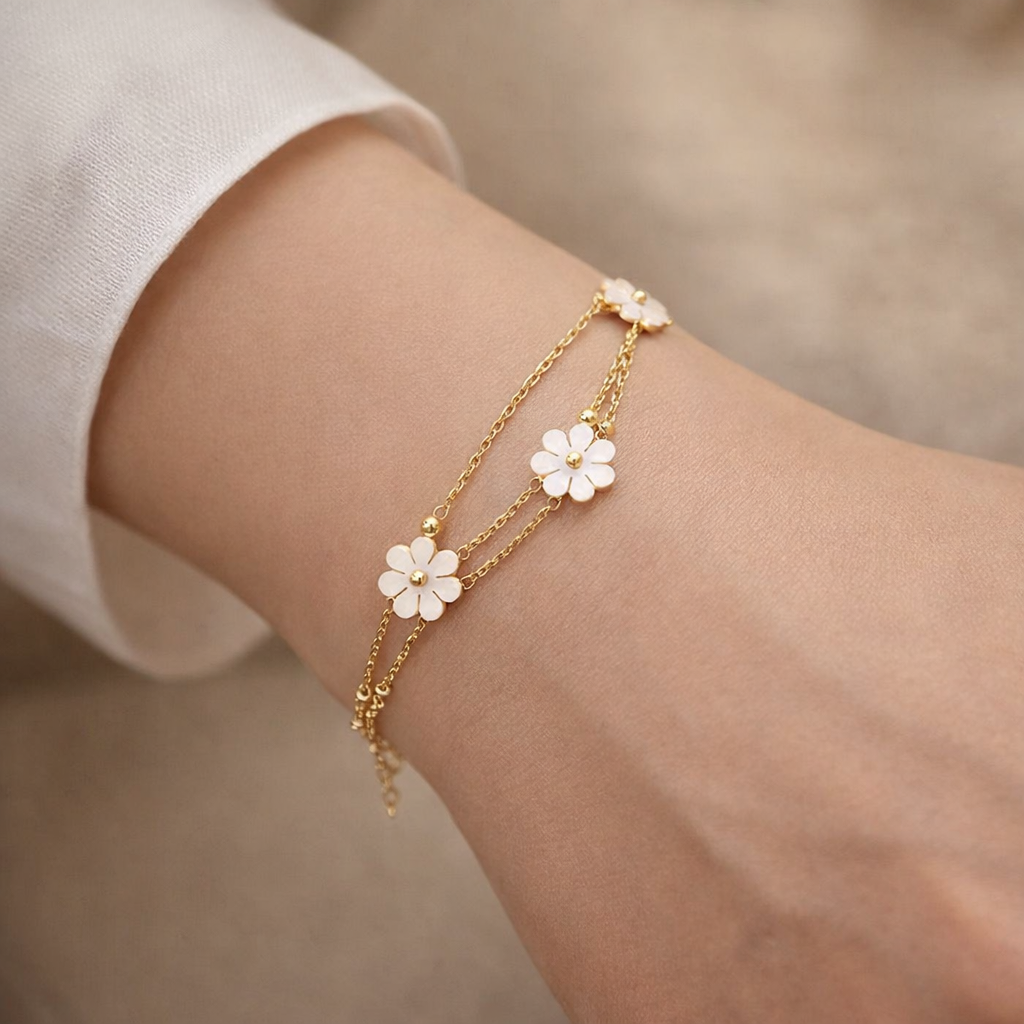 "GANEMLY Aurora Circle Zircon Bracelet"