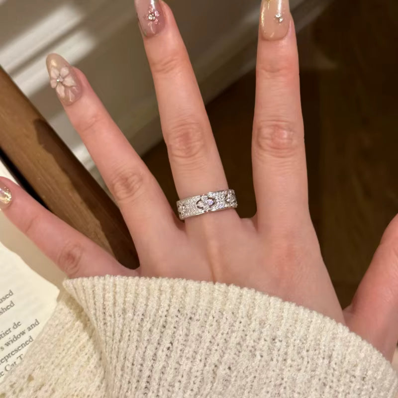 „Kristall Luxus Blumenring"