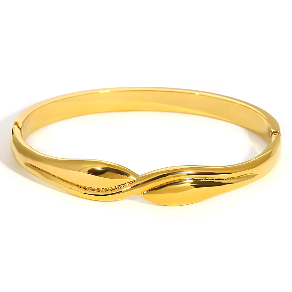 „Greatera Vergoldeter Zirkonia-Armreifen"