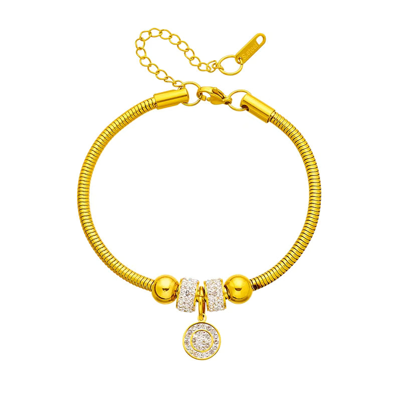 "Luxe Butterfly Snake Chain Bracelet"