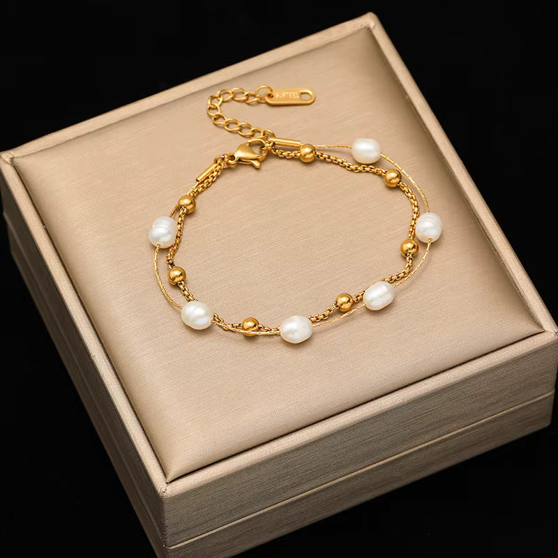 "EILIECK Golden Blossom Armband"