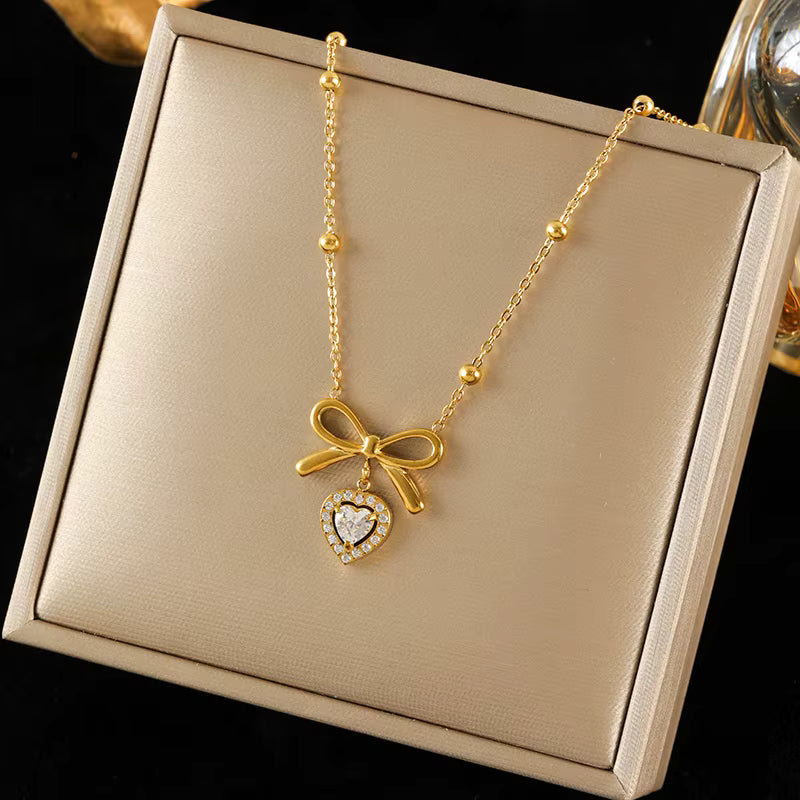 "EILIECK Golden Éclat Necklace"