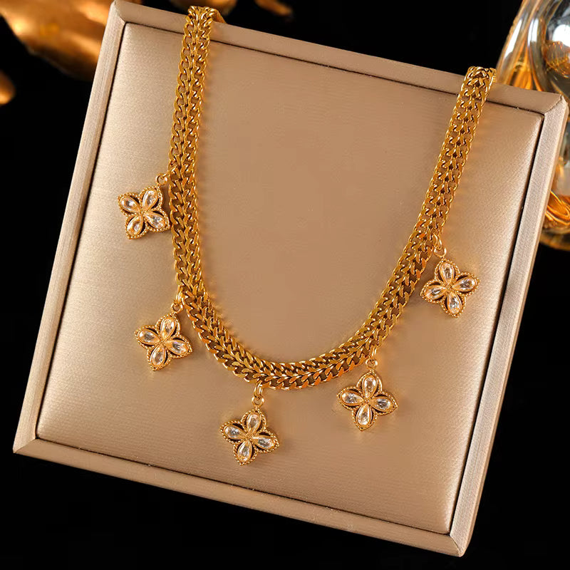 "EILIECK Golden Éclat Necklace"