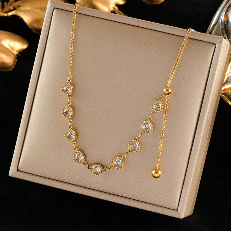"EILIECK Golden Éclat Necklace"