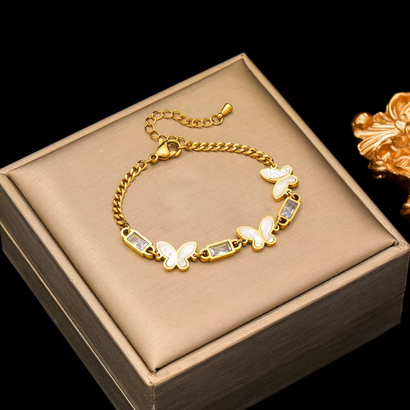 "EILIECK Golden Blossom Armband"