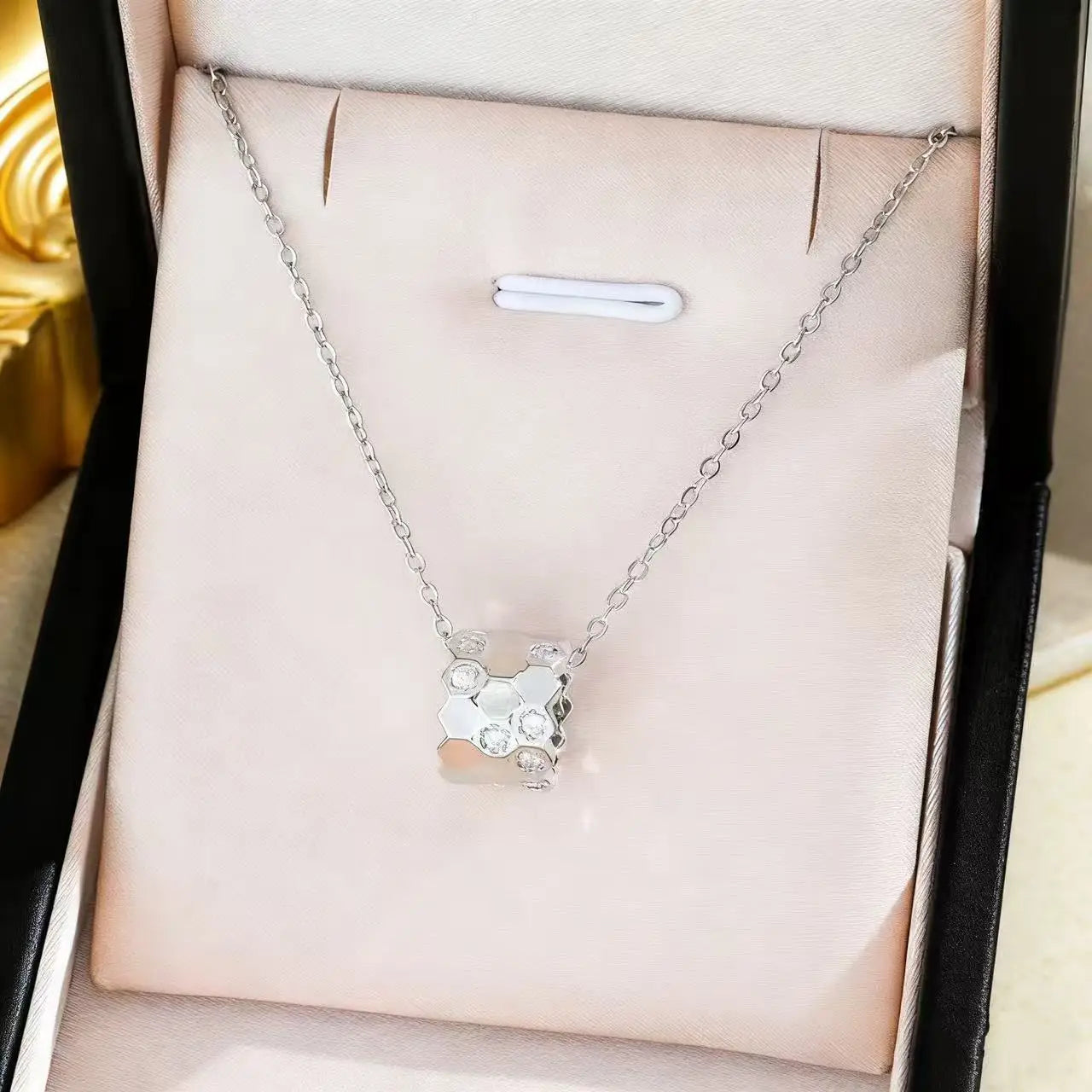 "Pure Korean Honeycomb Pendant"