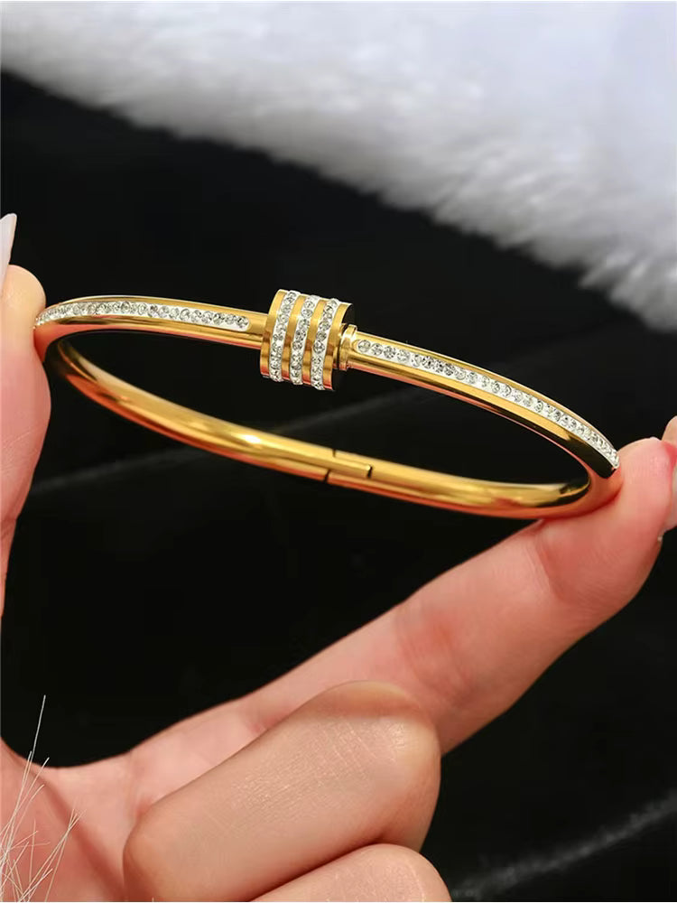 "Glamorous Golden Luxe Bracelet Collection"